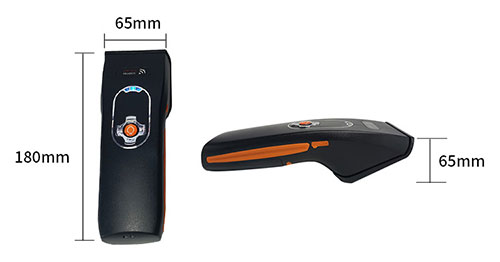 Bluetooth portátil 4 metros de distância ajustável Leitor RFID UHF portátil de 860-960 mhz 30 dBm para inventário 8