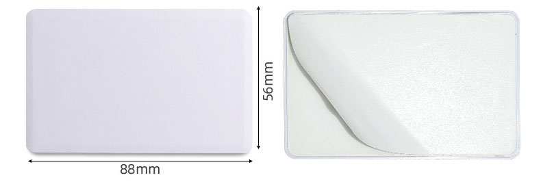cartão cerâmico de frequência ultra-alta rfid ISO18000-6C/6B balança de estacionamento veículo cartão de longa distância etiqueta à prova de violação