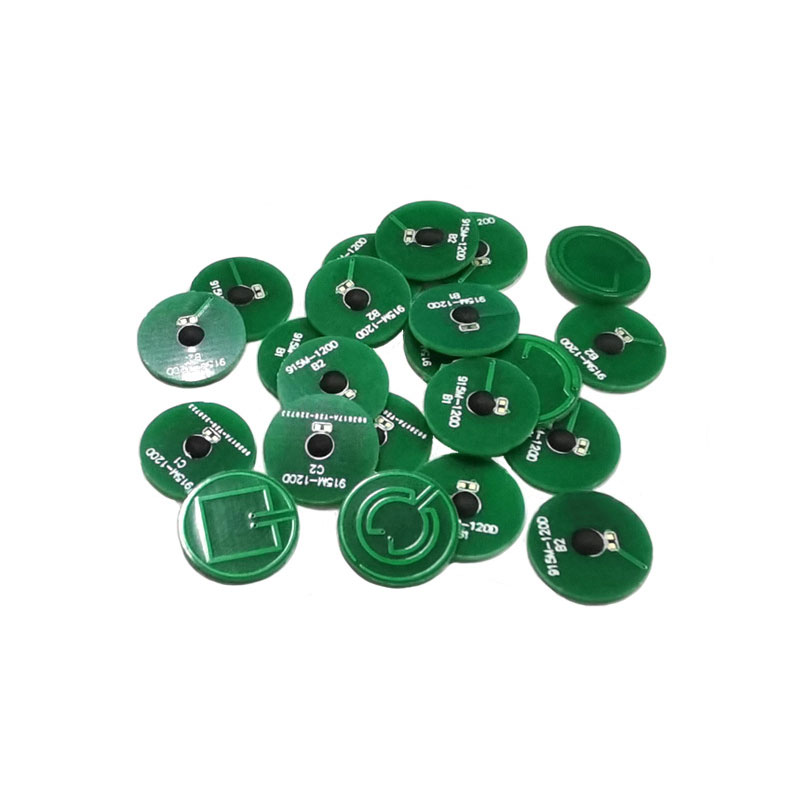 Material de PCB de etiqueta UHF resistente a altas temperaturas de 12 mm, protocolo de etiqueta eletrônica RFID ISO/IEC18000-6